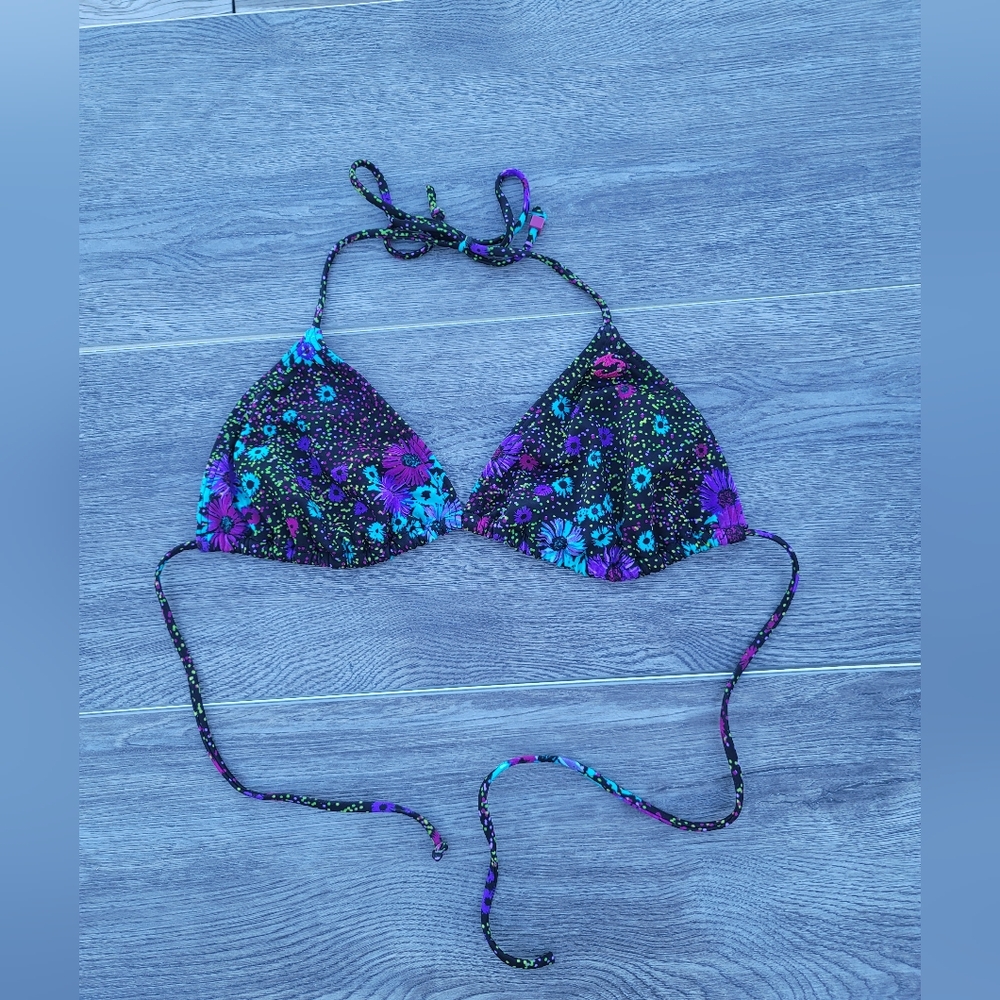 Billabong Floral Bikini top Large/bottom Small